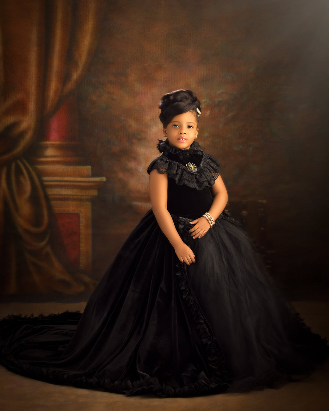 Noir Enchanté Gown
