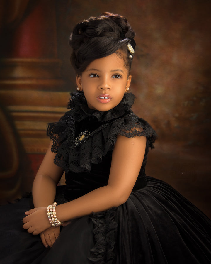 Noir Enchanté Gown